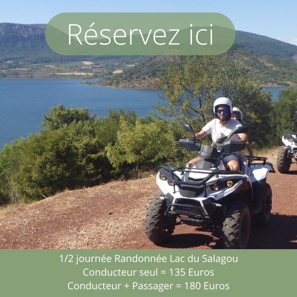 Randonnée Quad Lac du Salagou